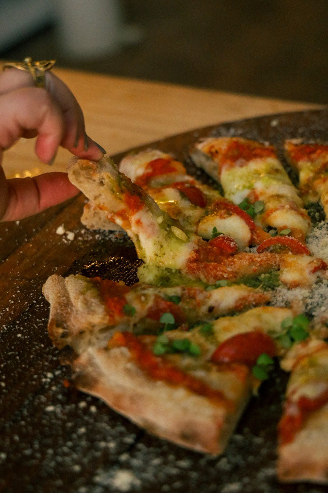 Pizza night at San Gabriel
