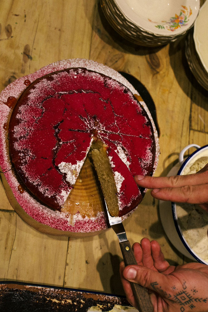 Dessert served at the San Gabriel Kitchen Dinners