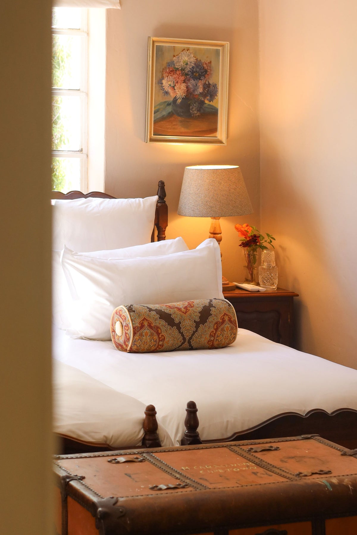 Spacious main bedroom inside Vineyard Family Suite